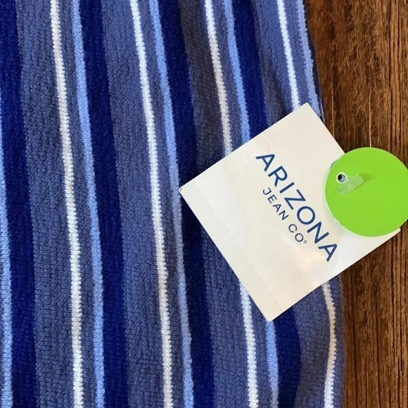 Arizona Jean Striped Knit Jumpsuit Size Small - Picture 7 of 12